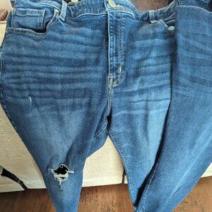 2 pair Lane Bryant flex magic high rise jeans size 22